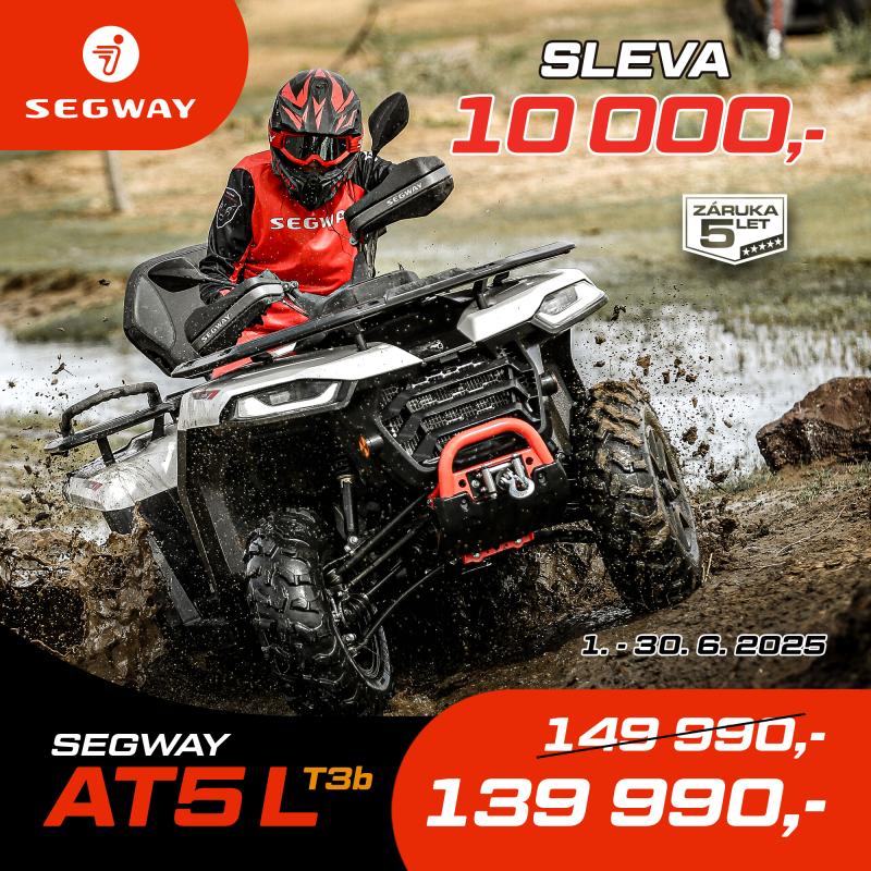!! AKCE ČERVEN !! SLEVA 10.000,- Kč na Segway AT5 L, T3b