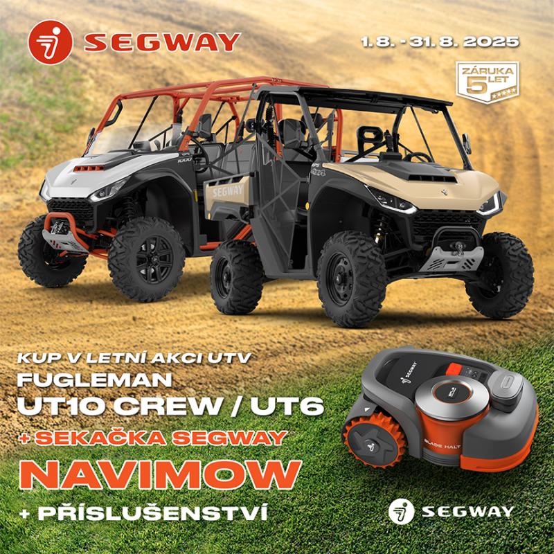 Ke čtyřkolkám Segway Fugleman UT10 CREW / CREW X ZDARMA ROBOTICKÁ SEKAČKA SEGWAY NAVIMOW !