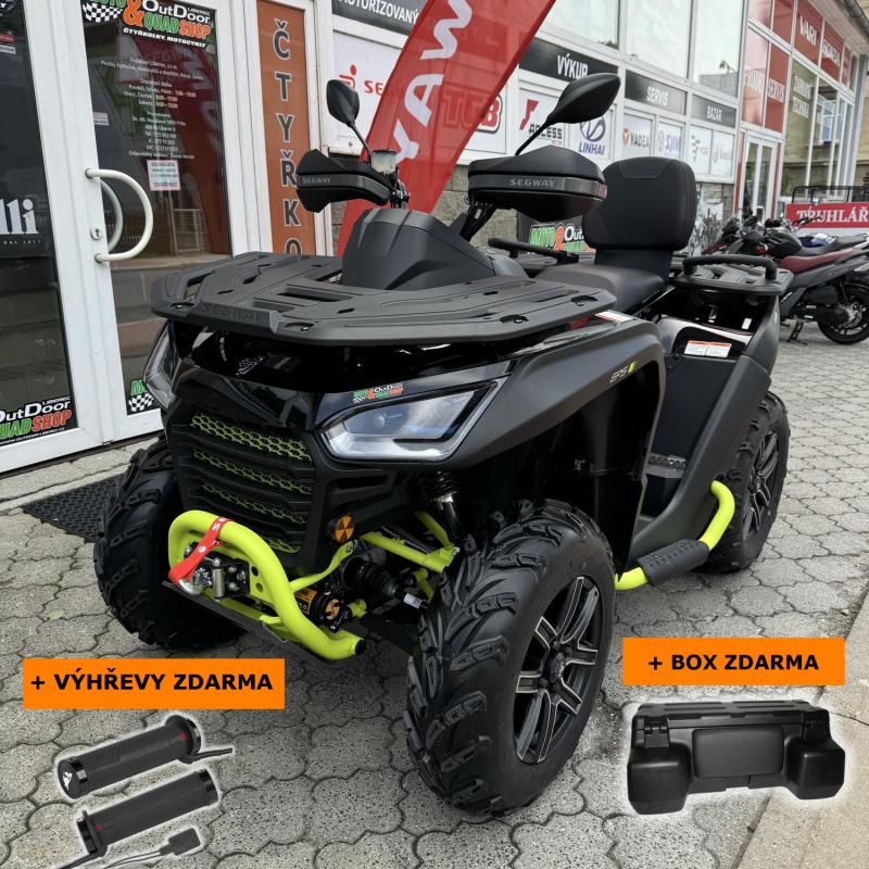 ZDARMA výhřevy rukojetí a kufr dle vlastního výběru ke čtyřkolkám Segway!
