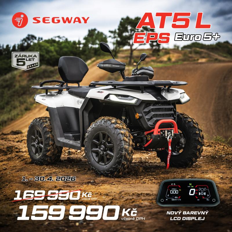 AKCE DUBEN: Segway AT5 L EPS E5+ nyní se slevou 10.000,- Kč + NOVÝ barevný LCD displej